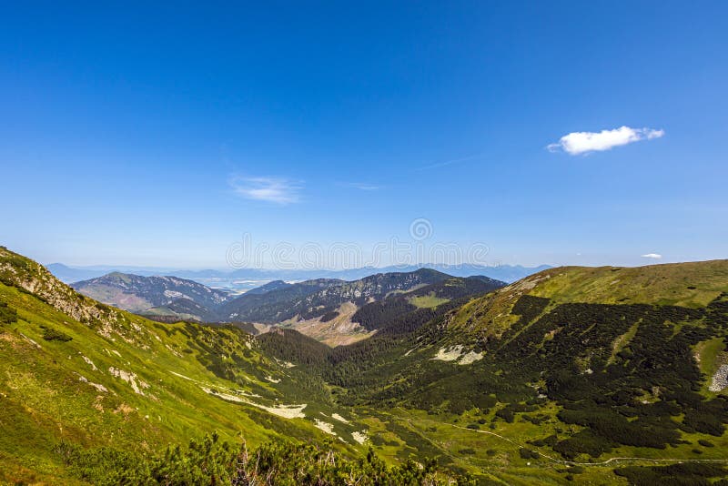 Slovenský Chopok Nízkotatranská krajina