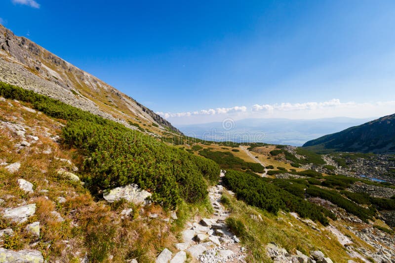 Slovenská Furkotská dolina Tatranská krajina