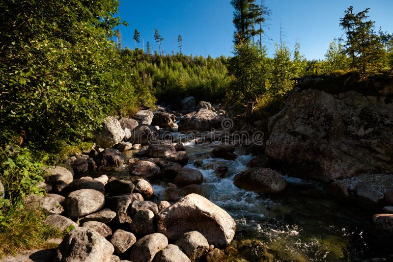 Slovakian Spiski lakes Tatry mountains