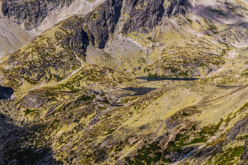 Slovakian Tatras. Slovakian valley of five ponds.