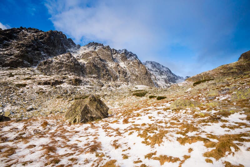 Slovakian Velicka Dolina Tatry mountains