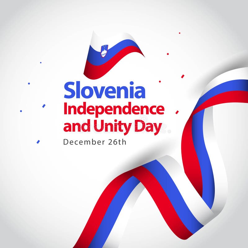 Slovenia Independence and Unity Day Vector Template Design Illustration