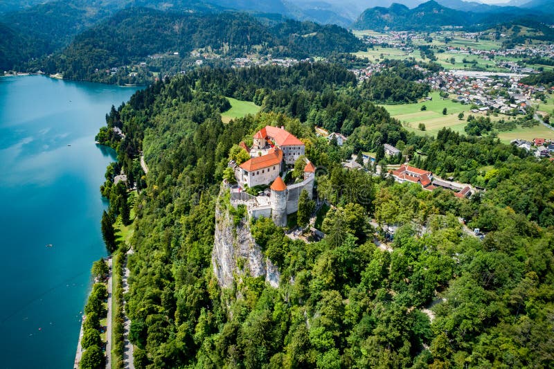 Slovenia - kurortu jezioro Krwawiący zdjęcie royalty free Slovenia - kurortu jezioro Krwawiący zdjęcie royalty free
