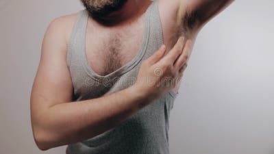 Slow Motion Shoot of Strong Man Rising His Arms, Showing Biceps and Hairy  Armpits and Showing Thumb Up. Refusal of Depilation or S Stock Video -  Video of dermatology, bodypositive: 267915903