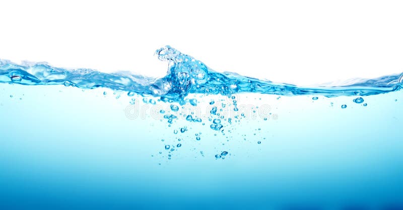 Sluit omhoog blauwe Waterplons met bellen op witte achtergrond royalty-vrije stock foto's Sluit omhoog blauwe Waterplons met bellen op witte achtergrond royalty-vrije stock foto's