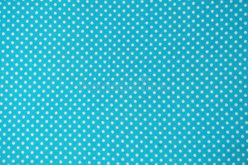 Sluit omhoog van blauwe stof met wit stippatroon stock illustratie Sluit omhoog van blauwe stof met wit stippatroon stock illustratie