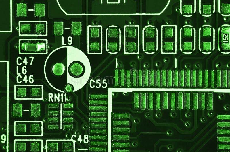 Sluit omhoog van gekleurde micro- kringsraad De abstracte Achtergrond van de Technologie Computermechanisme in detail stock foto Sluit omhoog van gekleurde micro- kringsraad De abstracte Achtergrond van de Technologie Computermechanisme in detail stock foto