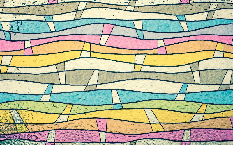 Sluit omhoog van kleurrijk gebrandschilderd glas, abstracte uitstekende achtergrond stock afbeeldingen Sluit omhoog van kleurrijk gebrandschilderd glas, abstracte uitstekende achtergrond stock afbeeldingen