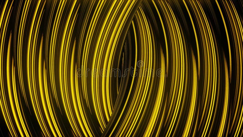 Sluit omhoog voor samenvatting verdraaide gouden kettingen die, naadloze lijn zich langzaam bewegen animatie Gele hypnotic geboge royalty-vrije illustratie Sluit omhoog voor samenvatting verdraaide gouden kettingen die, naadloze lijn zich langzaam bewegen animatie Gele hypnotic geboge royalty-vrije illustratie
