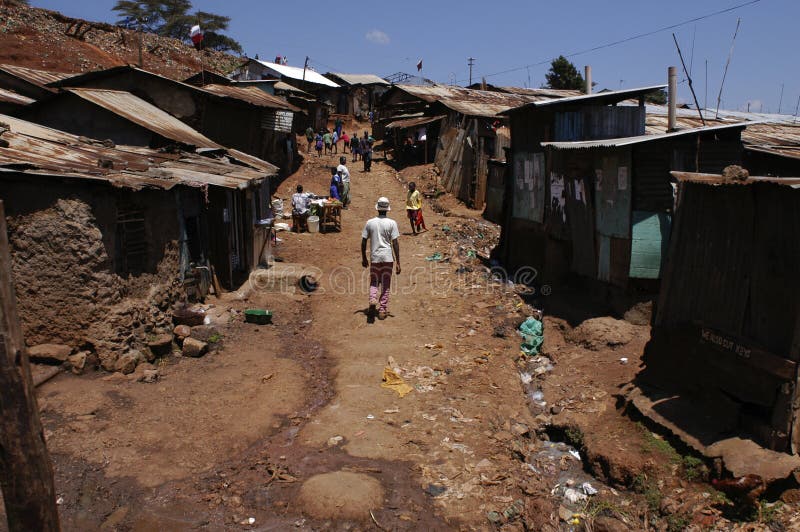 Slum in Kenya s