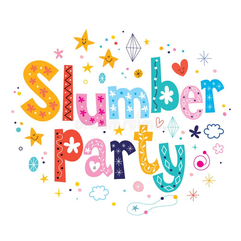 Slumber Party Clipart Slumber Party Birthday Clipart Party Etsy | Sexiz Pix