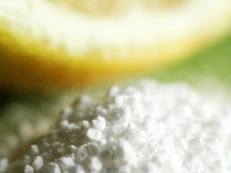 Slut för citronsyra så, makro arkivfoton Slut för citronsyra så, makro arkivfoton