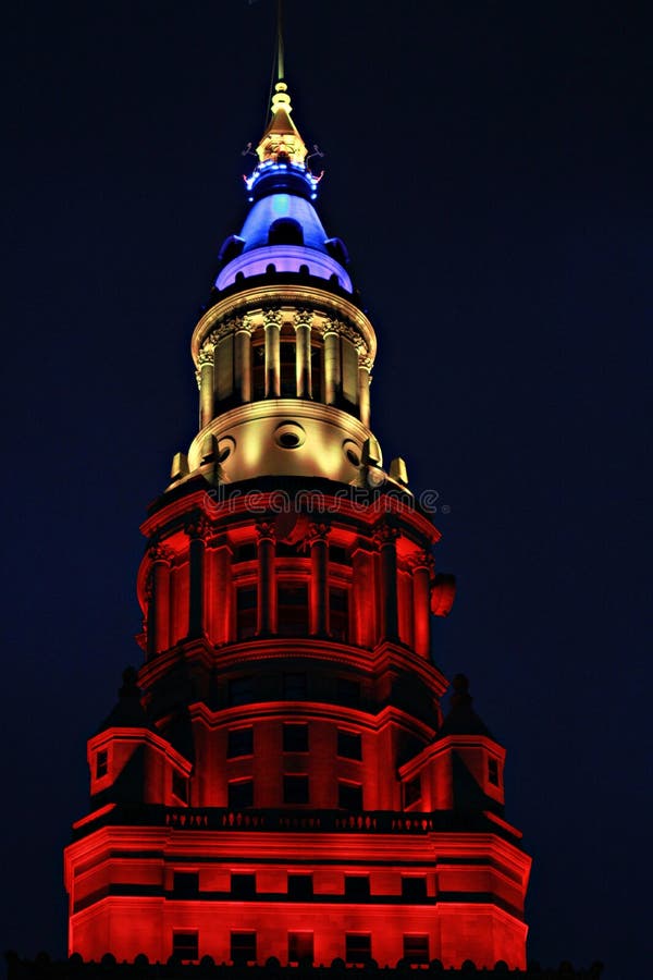 Slutlig tornskyskrapa i Cleveland, Ohio royaltyfri foto Slutlig tornskyskrapa i Cleveland, Ohio royaltyfri foto