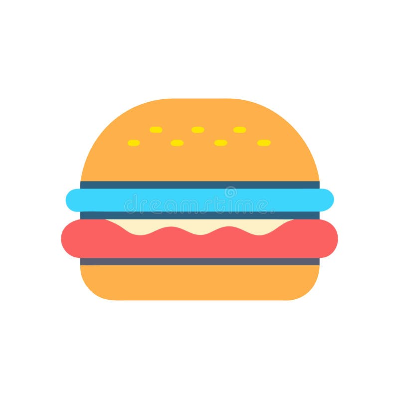 Smaczny hamburger ilustracja wektor