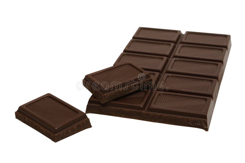Smakelijke donkere chocolade