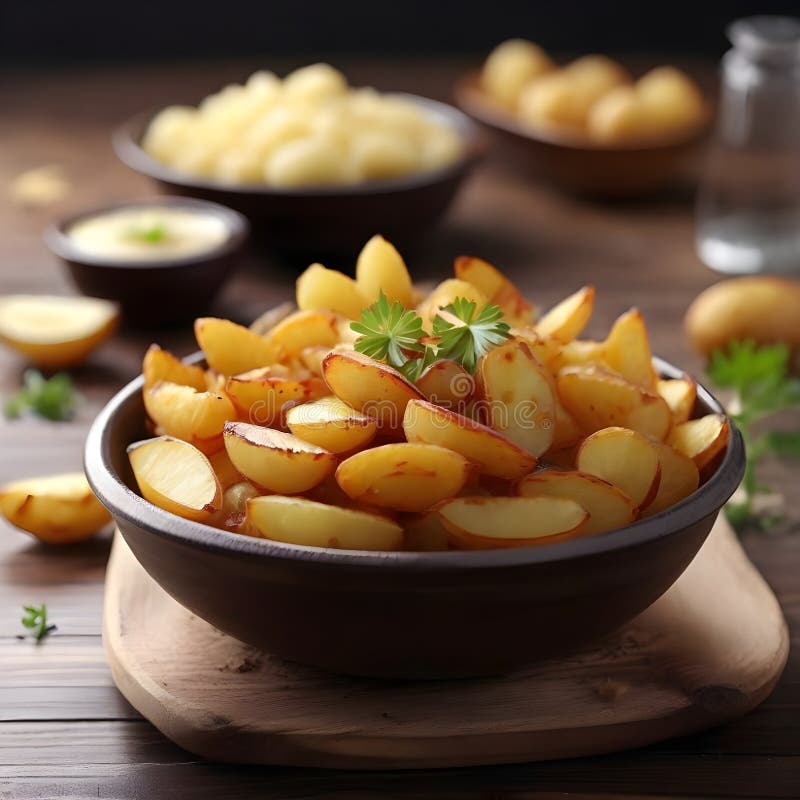 Smakfull potatis vektor illustrationer