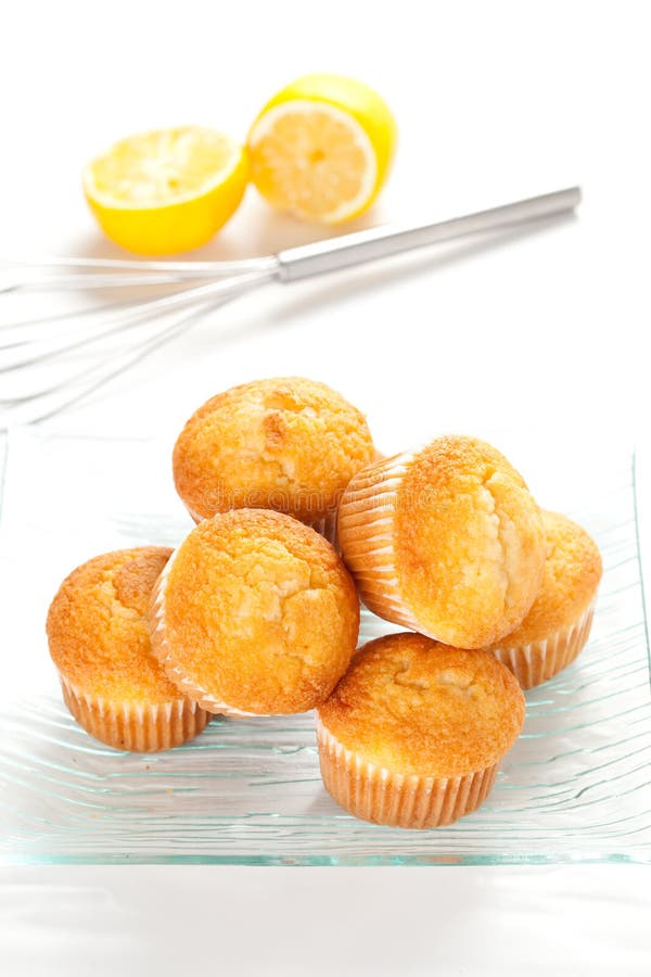 Pyszna magdalenka, domowe ciastko obrazy royalty free