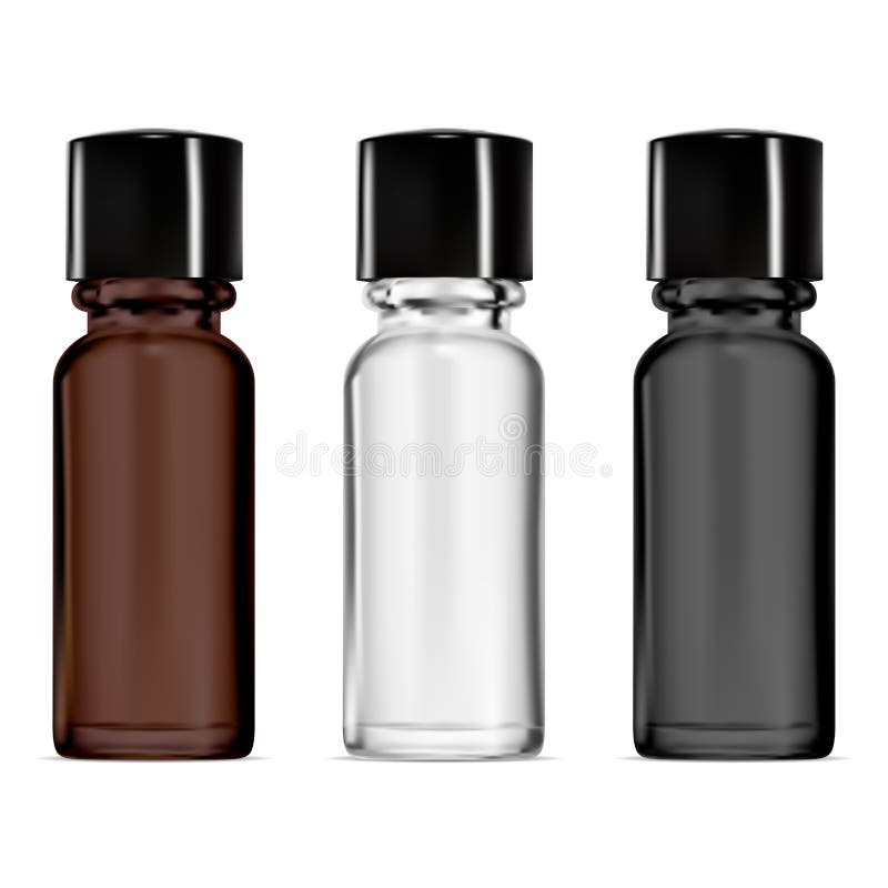 Download Smal Glass Vial. Dropper Bottle Mockup. Serum Set Stock ...