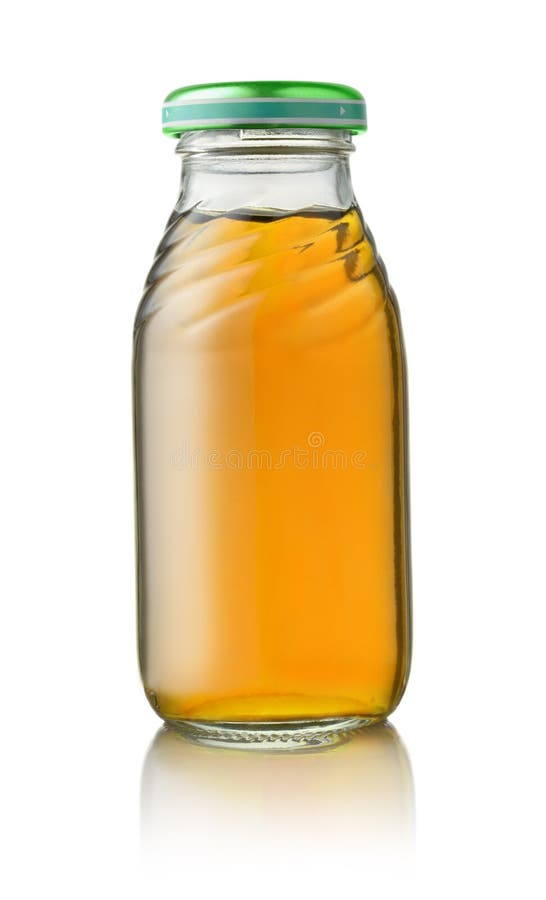 Small apple juice bottle
