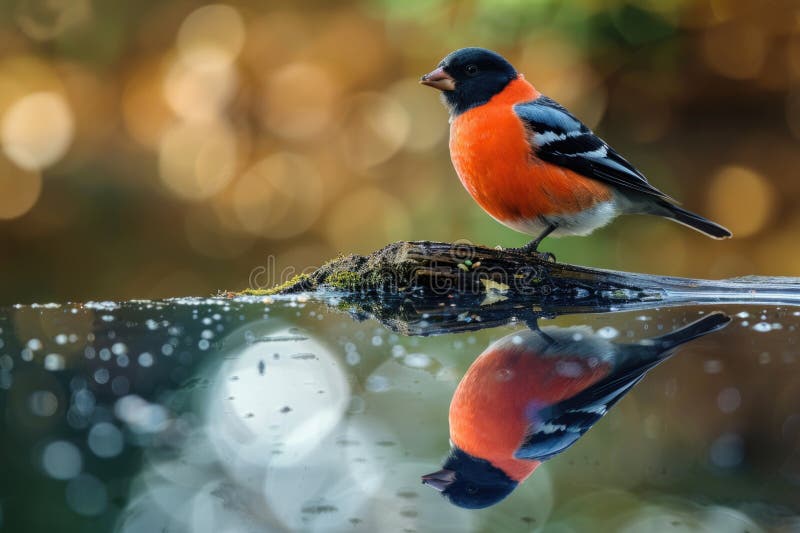 A small bird sitting on top of a tree branch. Suitable for nature and wildlife themes royalty free stock photo