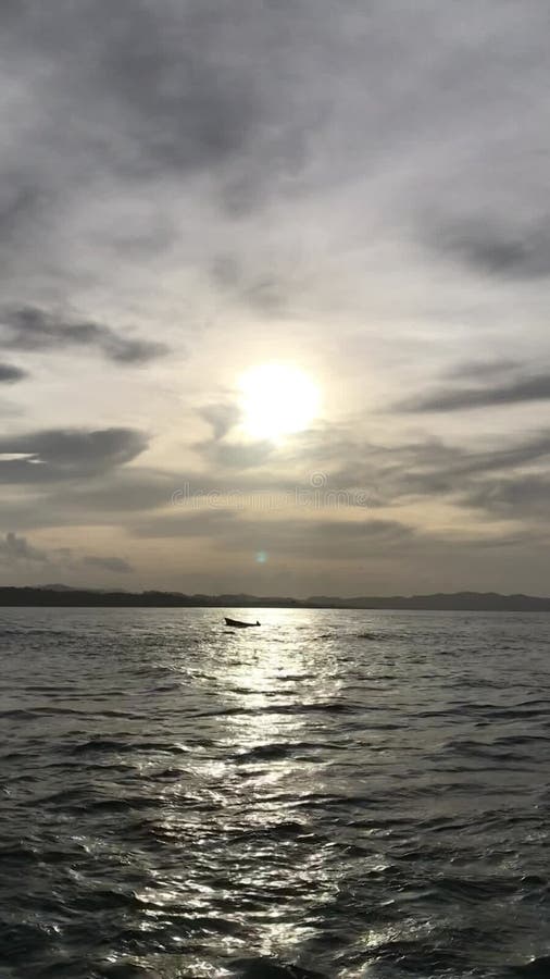 A small boat stock video