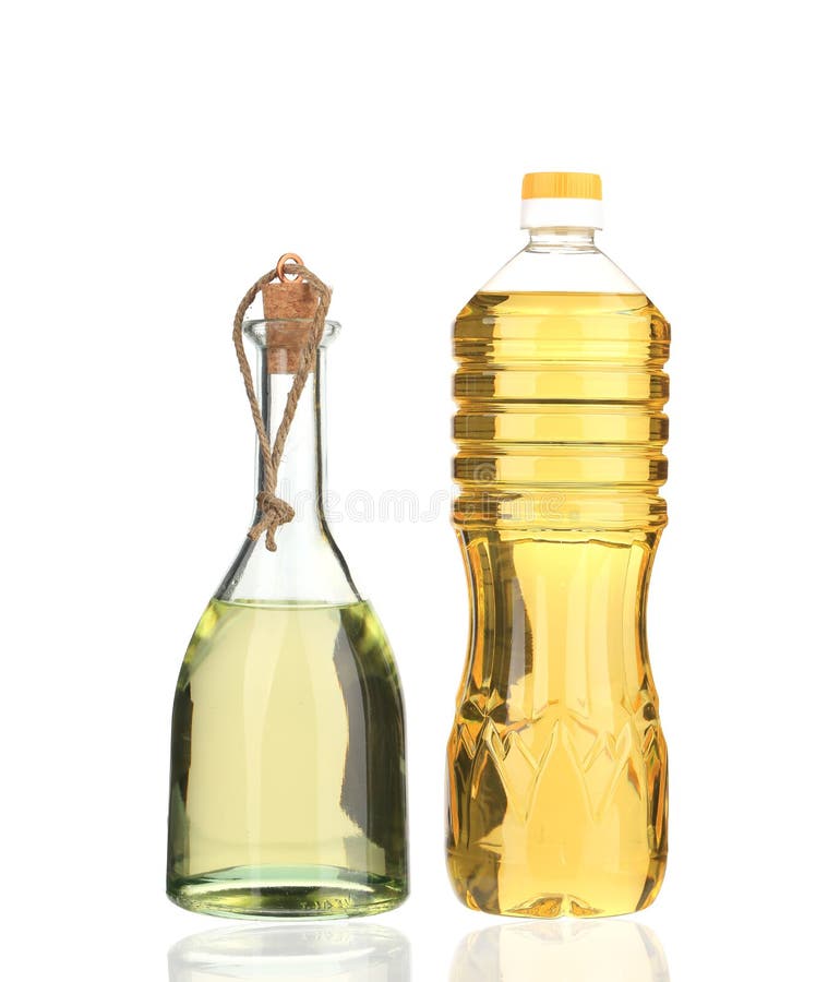 Small Bottle of Olive Oil with Cork Stopper. Stock Image Image of