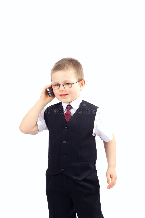 Small boy - businessman