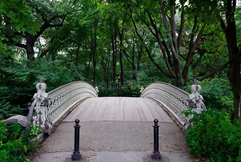 Small bridge in central park stock images Small bridge in central park stock images