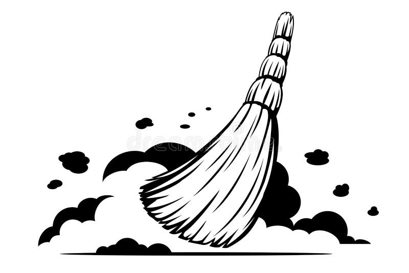 Broom Sweep Floor Stock Illustrations 2 481 Broom Sweep Floor