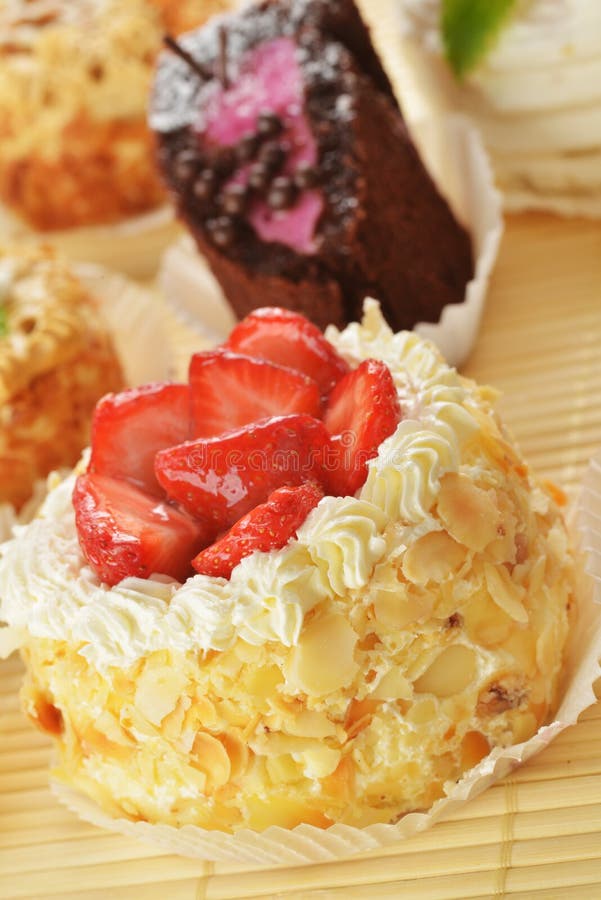 Small cakes stock photo. Image of background, happy, nuts 26768844