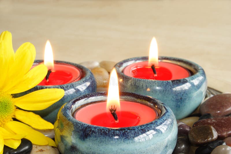 Small candles stock photo. Image of stress, enhance, fragrance 2601458