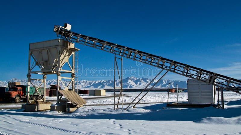 Small Cement Factory Conveyor Stock Image - Image of grit, built: 23185795