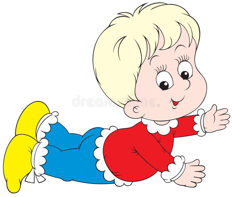 Small child vector illustration