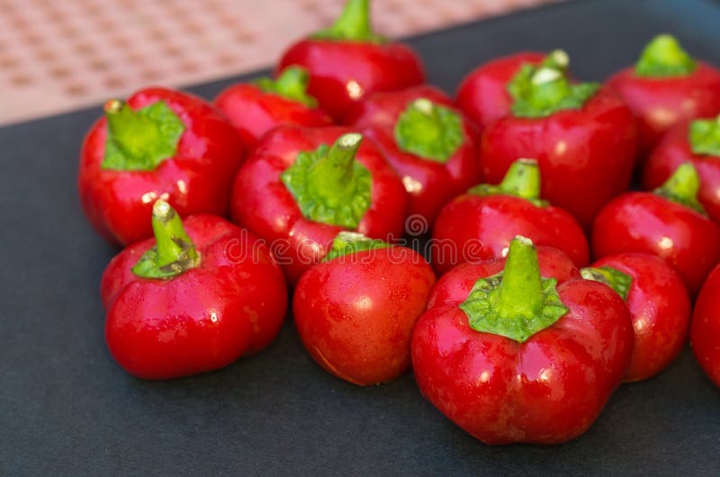 Small Chili Peppers Spicy Paprika Stock Image Image of color, food 45870265