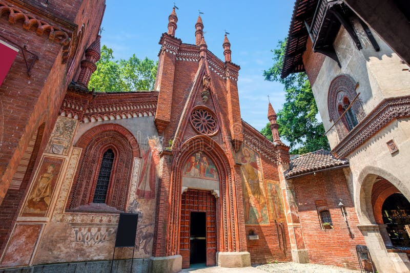 Small church in Turin, Italy.