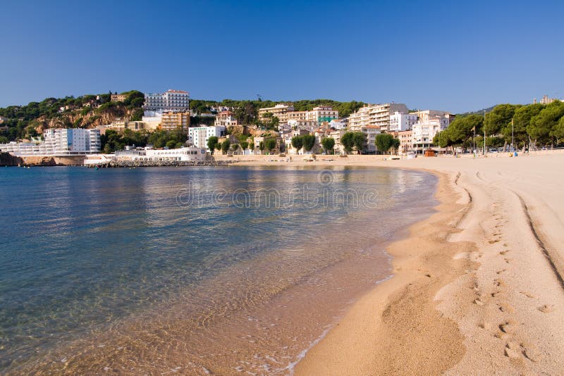 Small coastal village royalty free stock photography