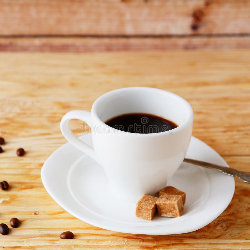 Small cup of strong coffee stock image. Image of brown - 40259621
