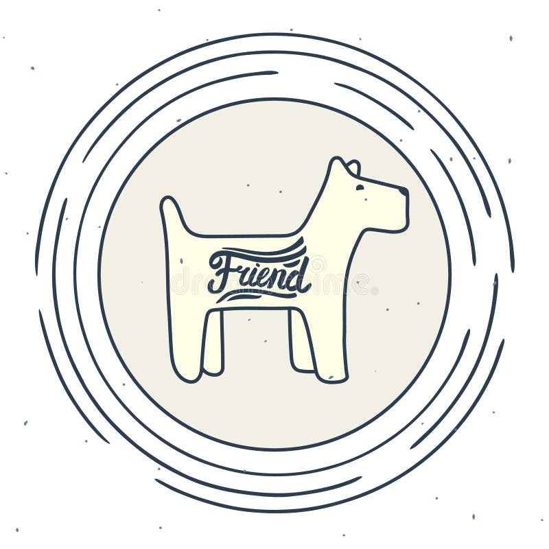 Small dog sign stock vector. Illustration of sign, view 79816700