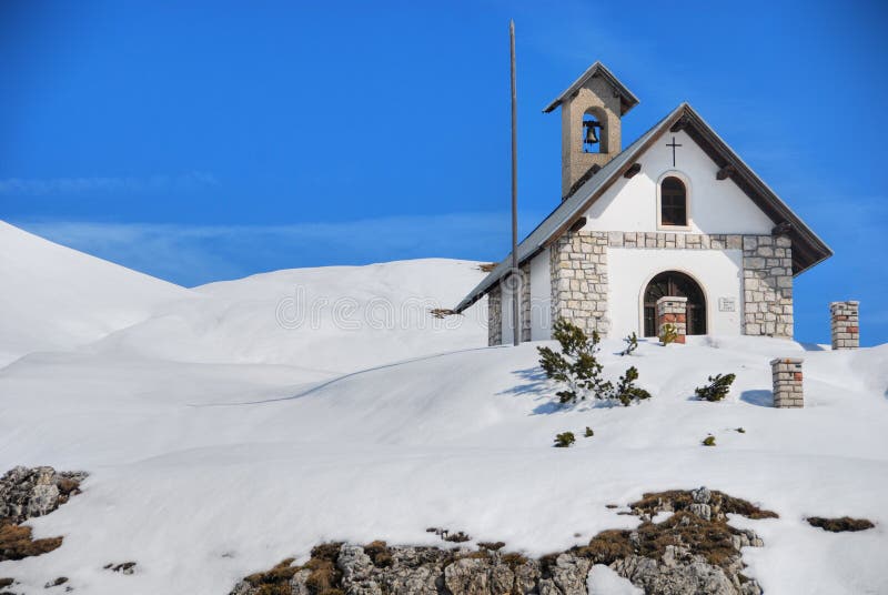 Small Dolomites Church, Italy, April 2007