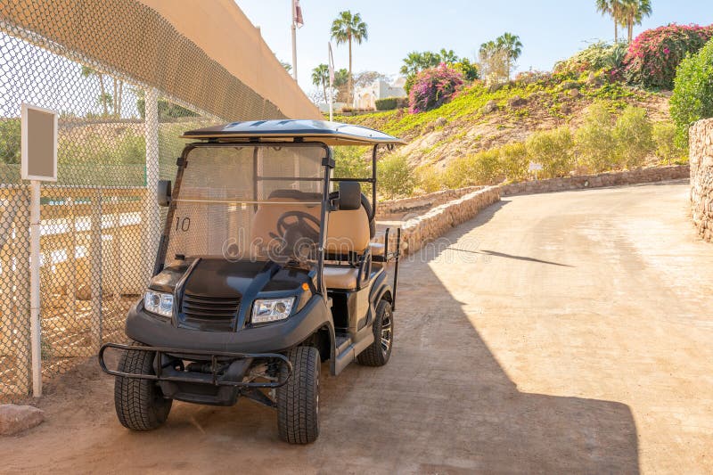 Small Electric Car Ready To Use in Hotel Stock Photo Image of season