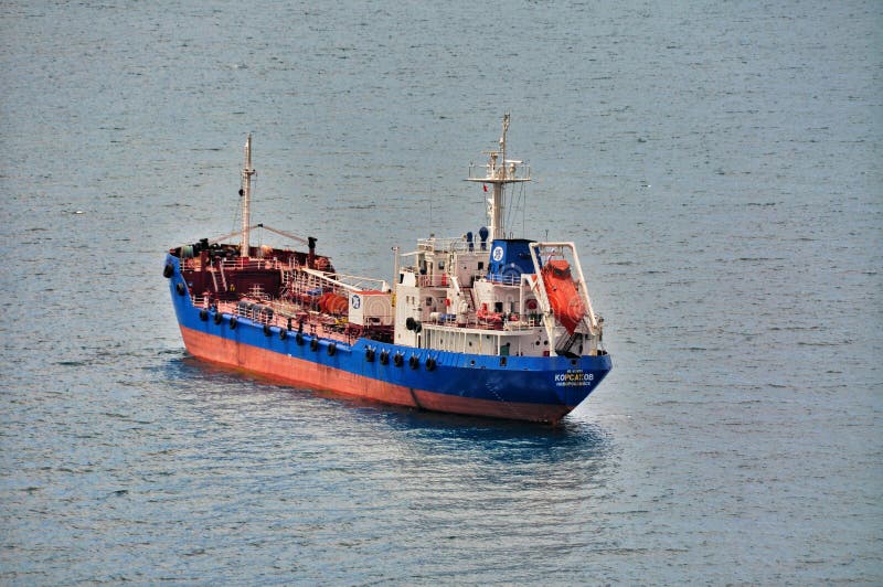 Small Ferry Cargo Ship Editorial Image - Image: 56077500