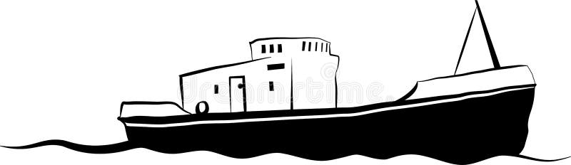 Download Small fishing boat stock vector. Illustration of ...