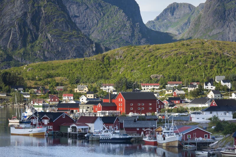 Small fishing port Reine, Lofoten Islands, Norway