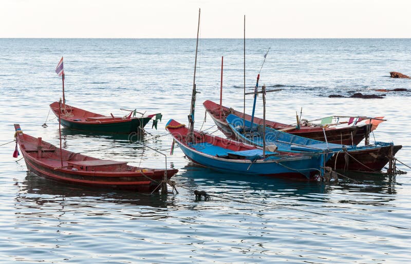 Small fishing rowboat