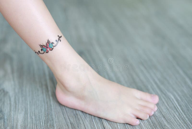 Girls Top Ankle Tattoos Ideas