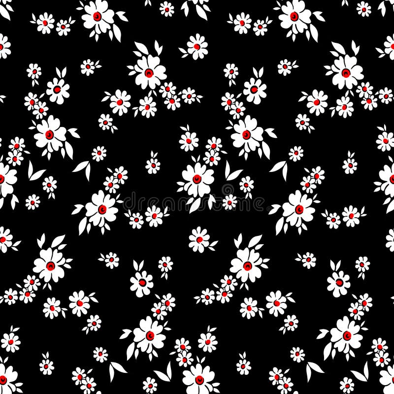 Small flowers pattern 091 stock illustration