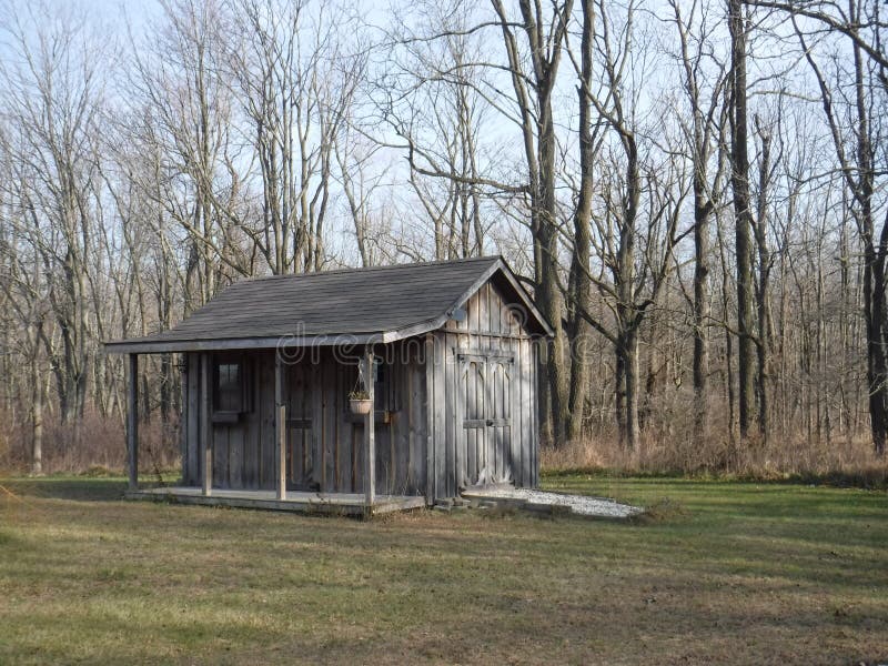 Small garden shed royalty free stock images Small garden shed royalty free stock images
