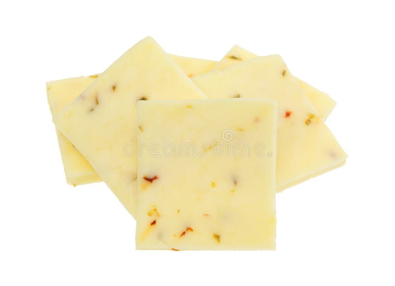 Pepper jack cheese stock image. Image of spicy, isolated 20179429