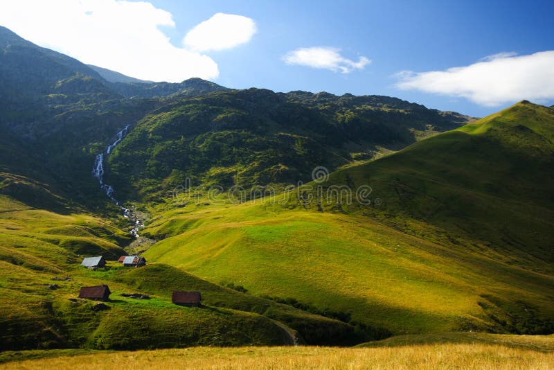 Small hamlet in the mountain