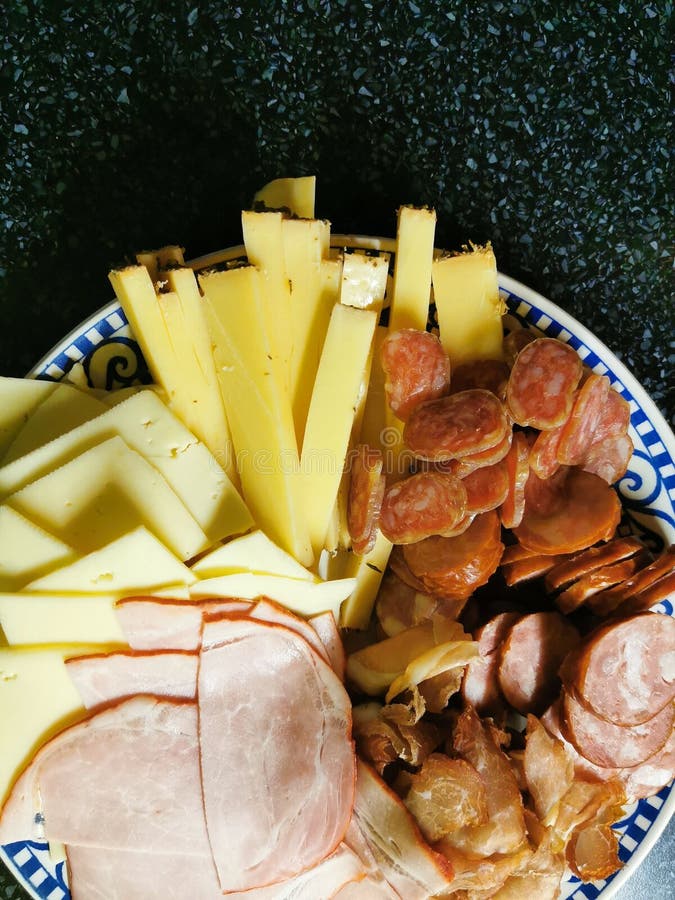 Small healthy dinner from the czech republic royalty-vrije stock afbeeldingen